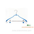 EISHO PVC Coating Metal Hanger With Clips